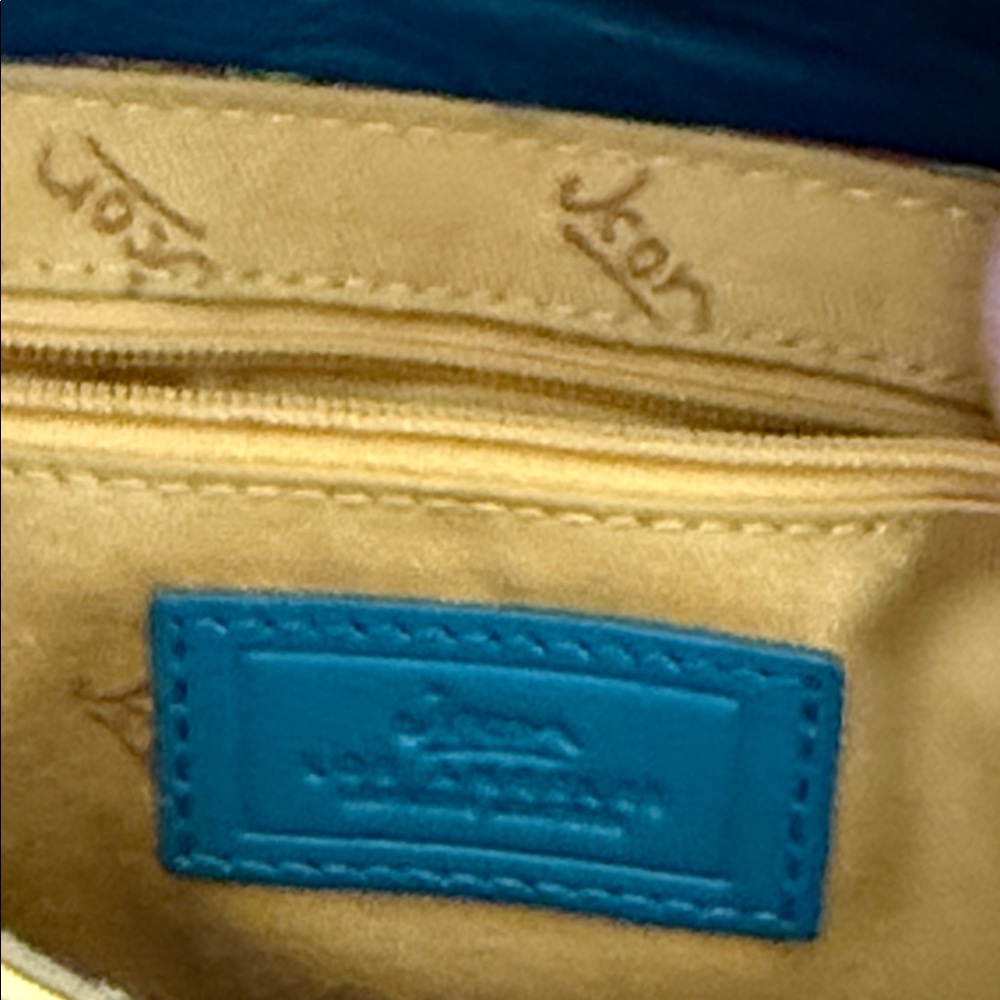 JCON Los Angeles Paul Klee Image Handpainted  Crossbody or Clutch Bag - Picture 4 of 5